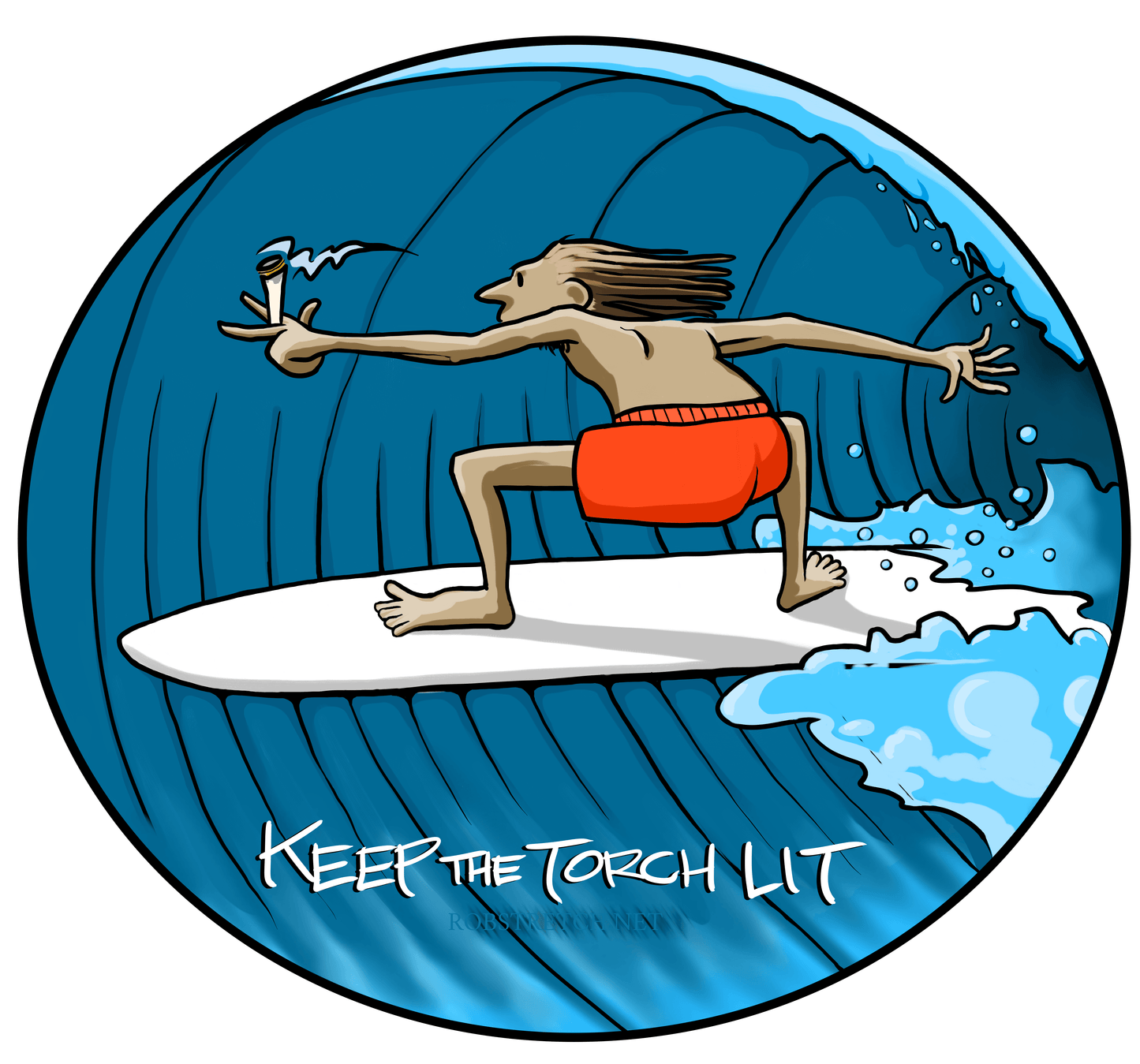 Unisex Hoodie - Rob Stretch Visual Art