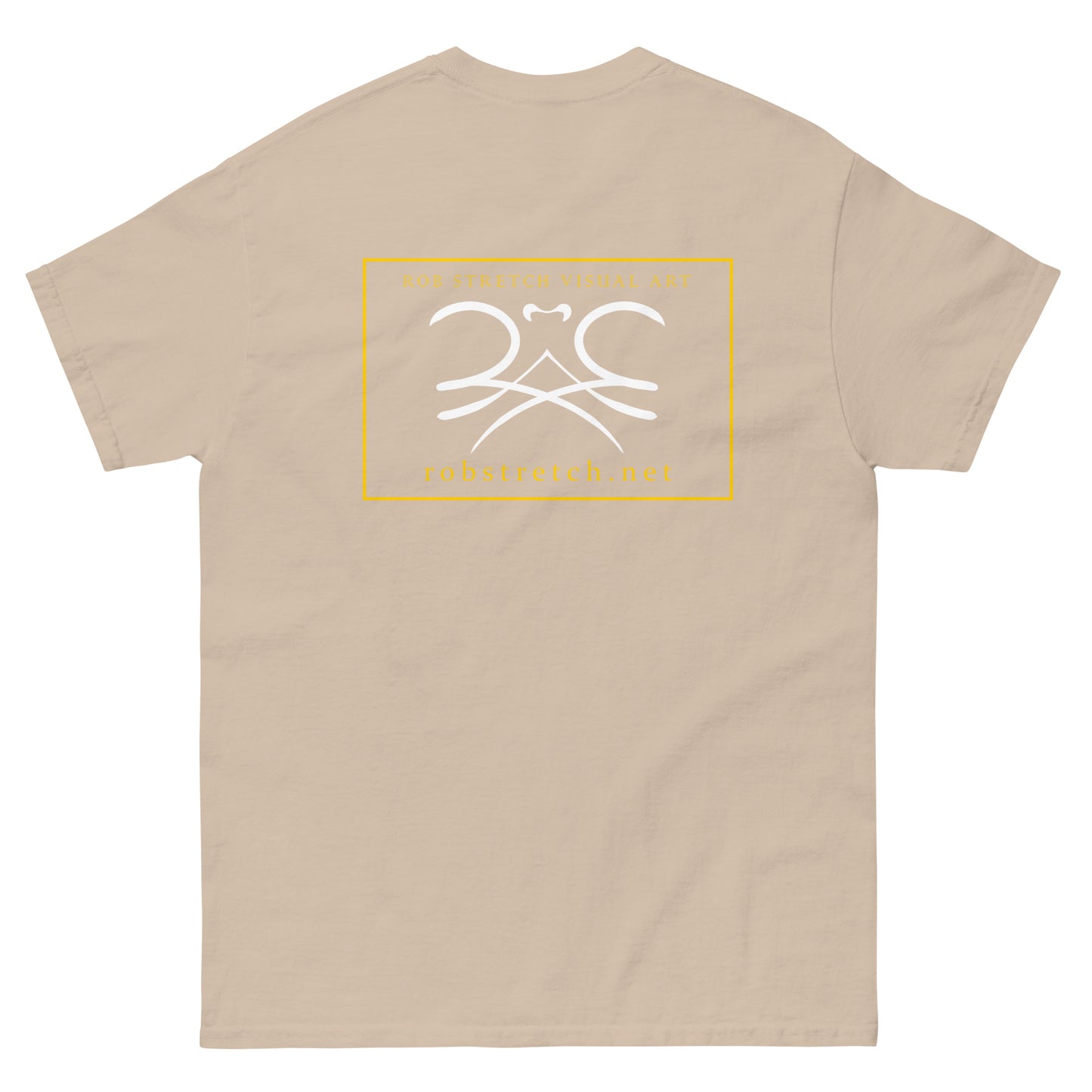 Classic T-Shirt with the RSVA Logo on the BACK ONLY. - Rob Stretch Visual Art