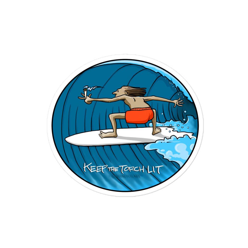 Bubble-free stickers, Keep the Torch Lit! - Rob Stretch Visual Art