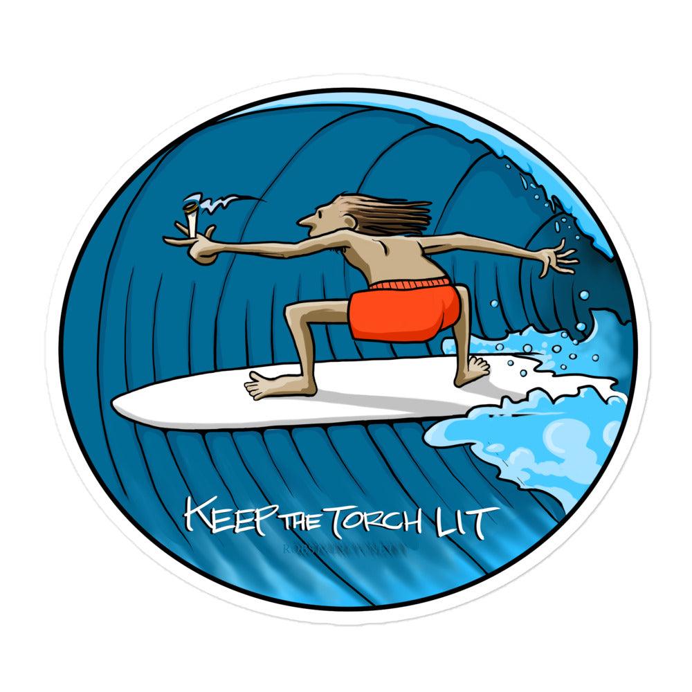 Bubble-free stickers, Keep the Torch Lit! - Rob Stretch Visual Art